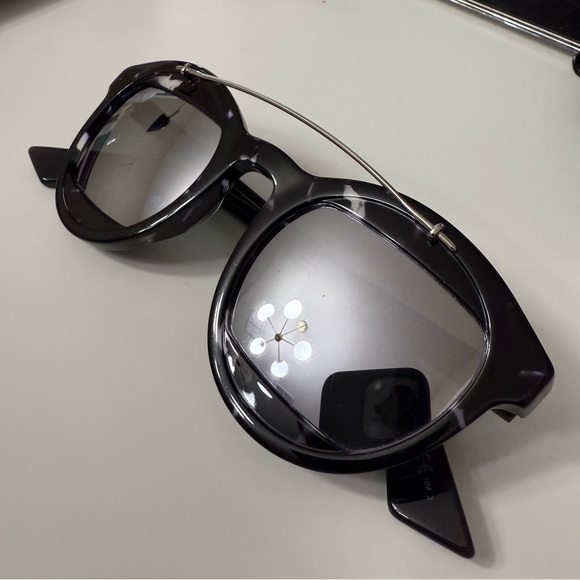 Christian Dior Acetate Mania 1 Sunglasses Black mirror - Picture 1 of 10
